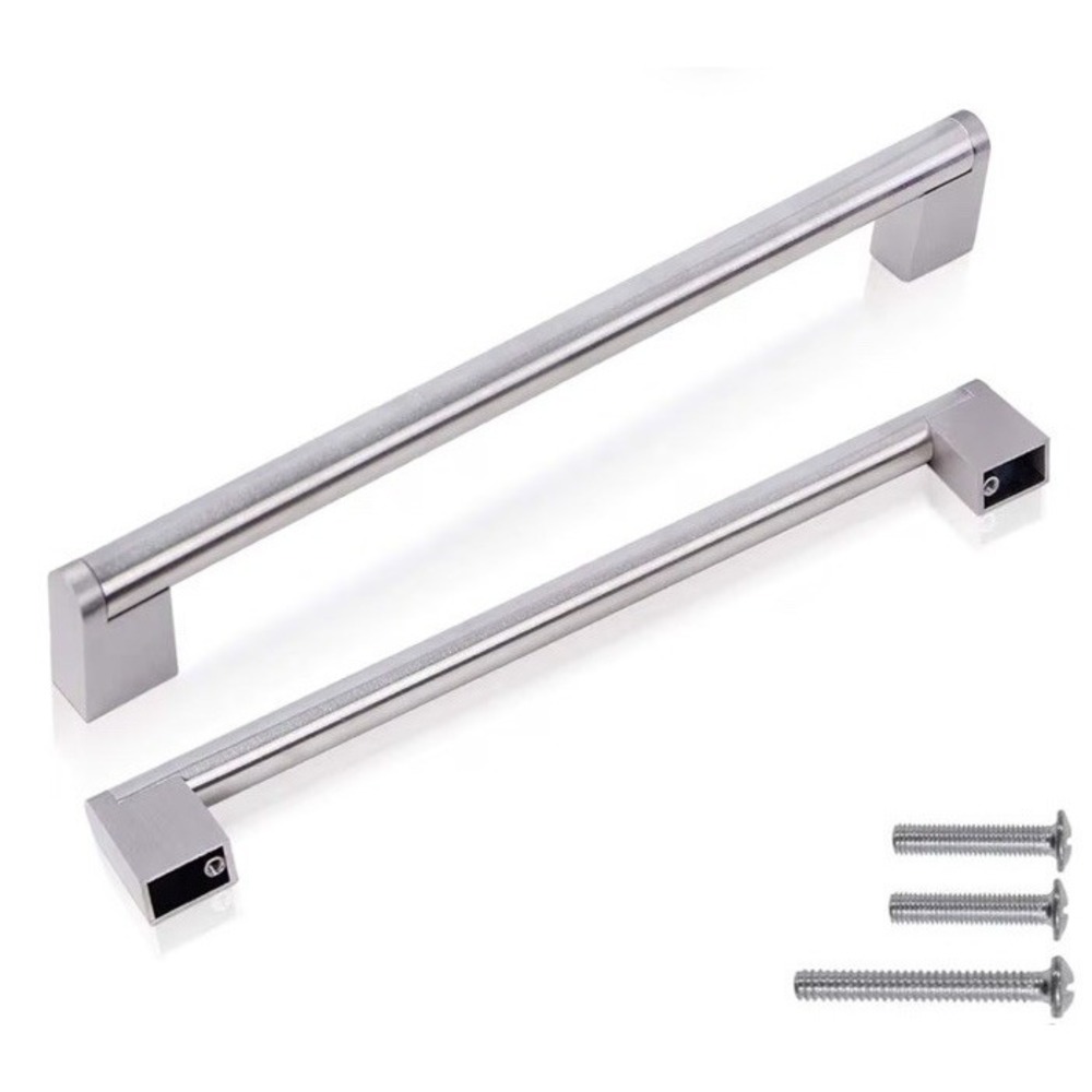 Knobonly 8-4/5" Hole to Hole Bedroom Closet Bathroom Pulls, Satin Nickel 30 PACK